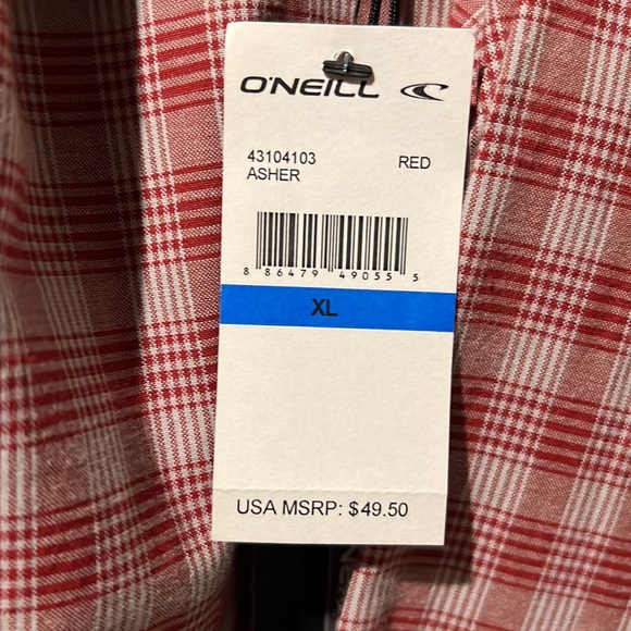 NWT! O’Neill Mens Long Sleeve Button-Down Shirt - Picture 6 of 6